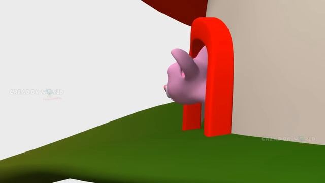 Hickory Dickory Dock with parrot Rhyme in 3D for Children with lyrics смотреть онлайн