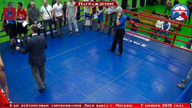 4-ые рейтинговые бои Лига бокса г. Москвы – 07.11.15 г. НАГРАЖДЕНИЕ. смотреть онлайн