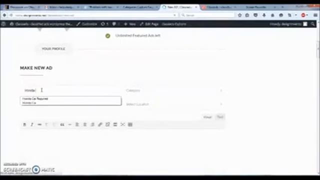 Category Custom Fields Wordpress смотреть онлайн
