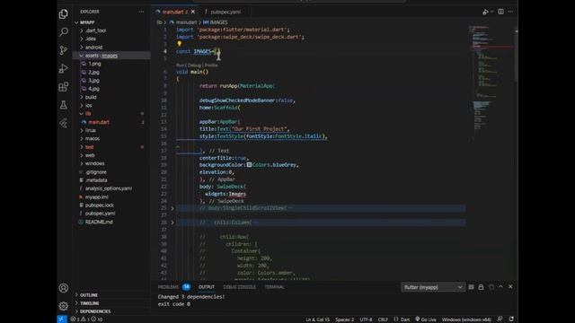 Swiper Deck Slider in FLutter | Flutter Crash Course | Urdu Hindi смотреть онлайн