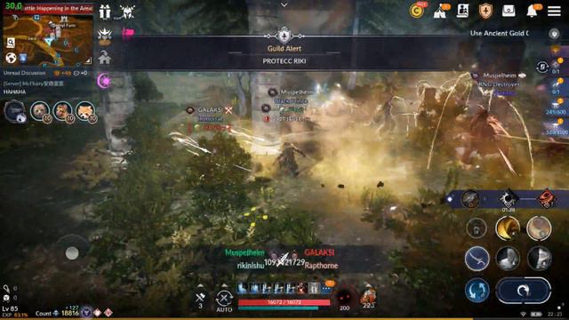 BLACK DESERT MOBILE - GUILD WAR | Muspelheim vs GALAKSI | Hashashin смотреть онлайн
