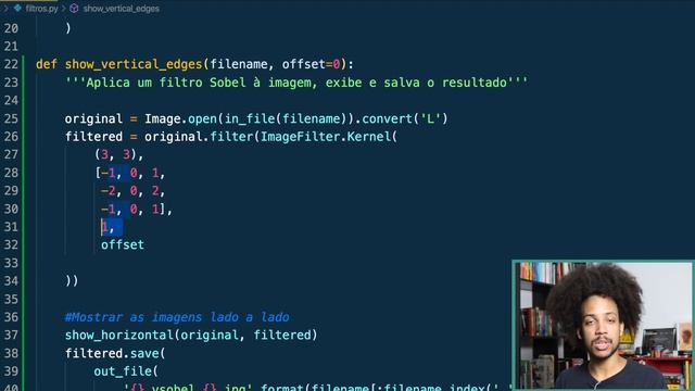 DETECTANDO ARESTAS na Imagem com Filtro Sobel | Processamento de Imagens #7 смотреть онлайн