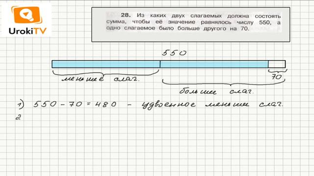 Задание 28 – ГДЗ по математике 4 класс (Чекин А.Л.) Часть 1 смотреть онлайн