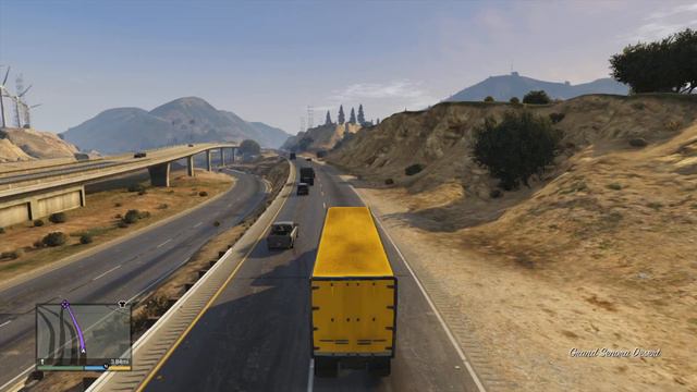 GTA V Paleto Bay To Los Santos Truck Ride