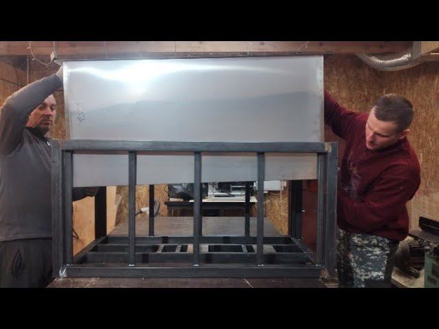 Нержавеющий короб для коптильни. смотреть онлайн