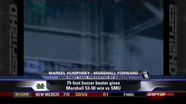 Marshall Thundering Herd Markel Humphrey ESPN interview смотреть онлайн