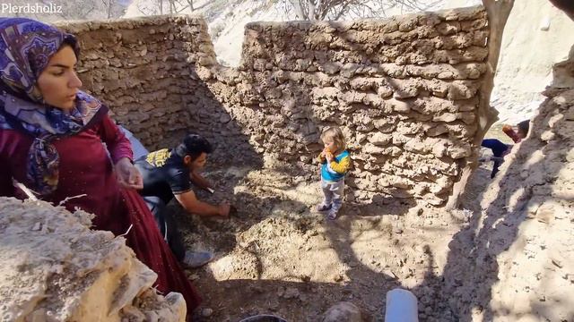 A Kind Man: Editing The Hut Of Displaced Mother And Child.