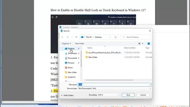 Enable/Disable Shift Lock on Touch Keyboard in Windows 11 смотреть онлайн