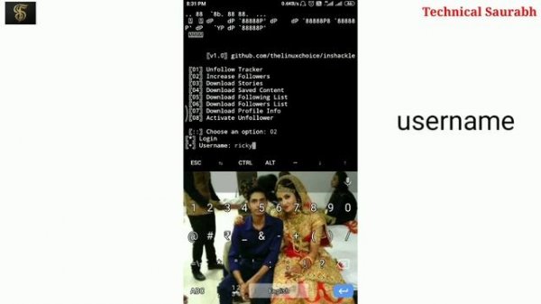 Increase Instagram followers for free using Termux Android Application.