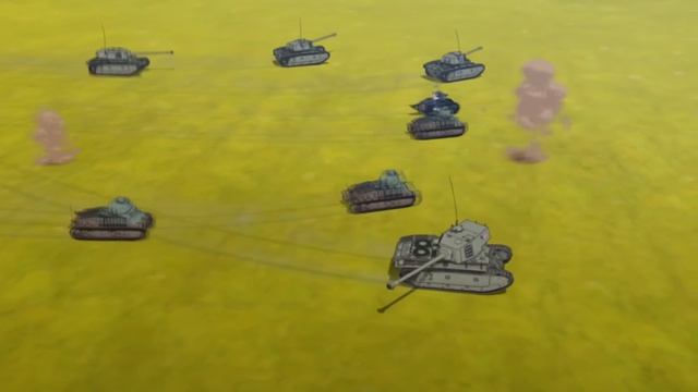 [Girls und Panzer] Military war song with voice смотреть онлайн