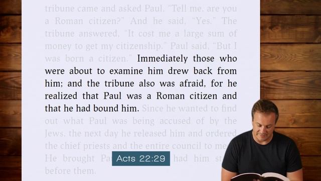 Acts 22 - Daily Bible Reading смотреть онлайн