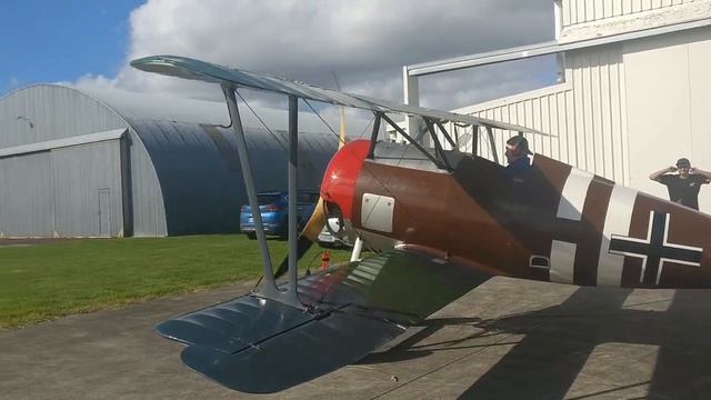 Siemens-Schuckert D.IV First engine start in 38 years смотреть онлайн