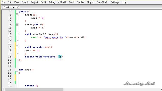 Overloading Increment and Decrement Operators in Prefix form | C++ Video Tutorial смотреть онлайн