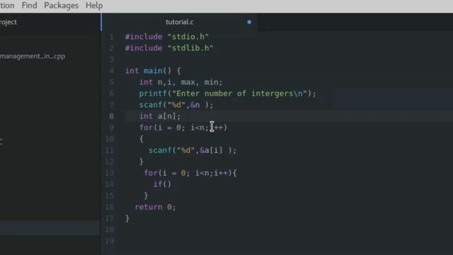 C program to find maximum and minimum element in array смотреть онлайн
