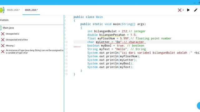 Penggunaan Type Data pada Java смотреть онлайн