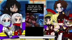 Record of Ragnarok Reacting to Doom Slayer as the New Ragnarok member || DOOM ETHERNAL | gacha club