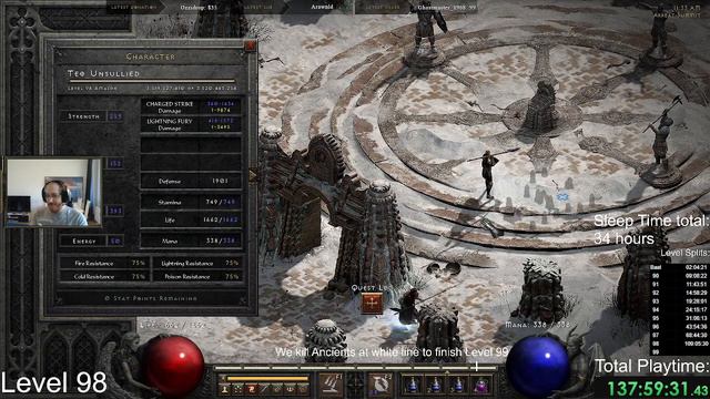 Diablo 2 Resurrected - Final Speech on First Level 99 Ladder Season 1 смотреть онлайн