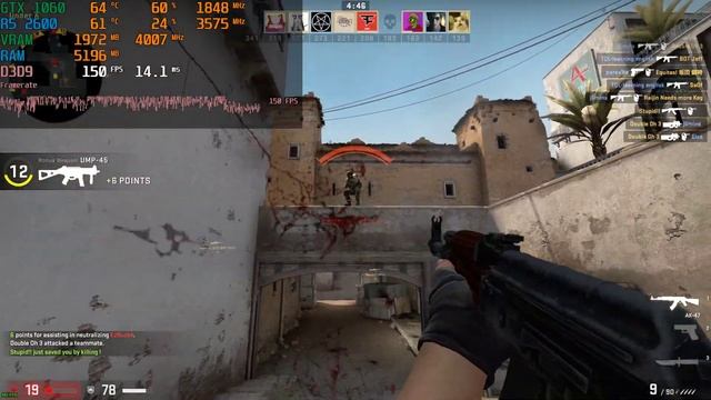 CS:GO - GTX 1060 6Gb | R5 2600 | Maxed Out 1080p смотреть онлайн