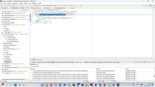 Parallel Execution in just 10 minutes | How to do Parallel Testing | Selenium Parallel using TestNG смотреть онлайн