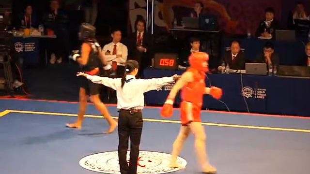 Всемирные игры боевых искусств. Ушу Саньда / Wushu Sanda. Women. 60 kg. France vs Venezuela смотреть онлайн
