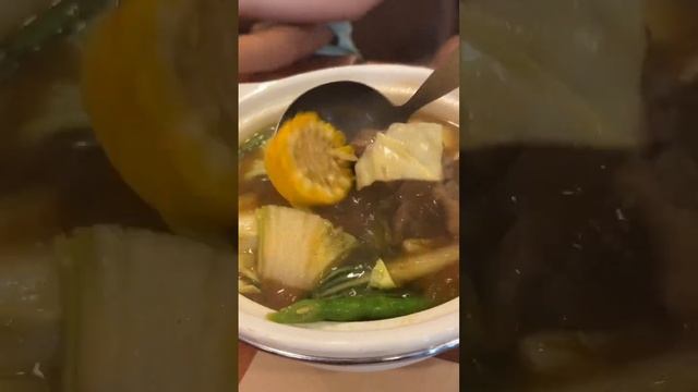 Филиппинский суп с бананами и говядиной ?