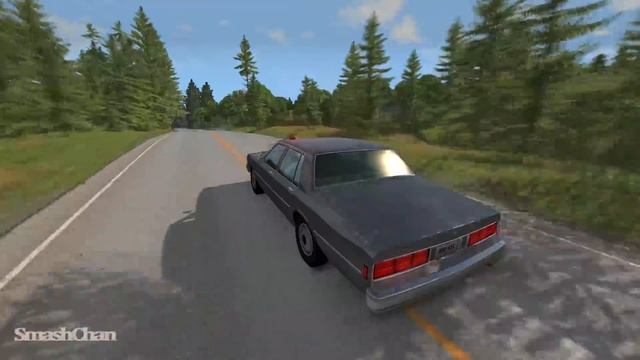 Collapsing Bridge Pileup Car Crashes #26 - BeamNG Drive | SmashChan