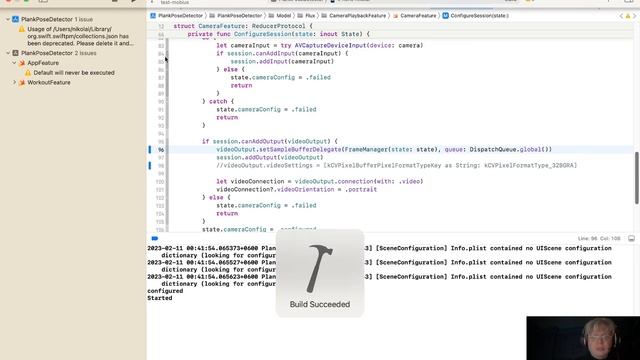 Swift. Pose Detection App - 7. Топчемся на месте. смотреть онлайн