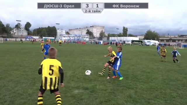 Игра 29.08.17 ДЮСШ- 3 Орел - ФК Воронеж 2- й тайм смотреть онлайн