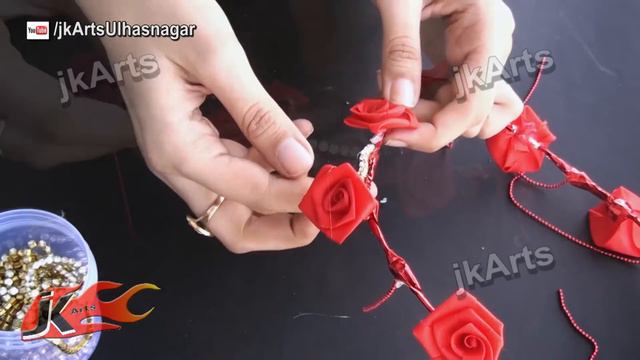DIY Flower Crown Hair Accessory - How to Make Flower Crowns / Tiara | JK Arts 515 смотреть онлайн