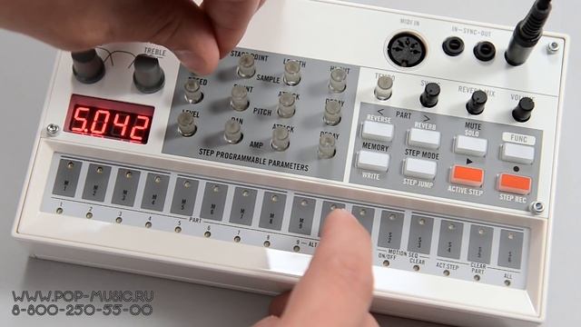 Сэмплер KORG VOLCA sample смотреть онлайн