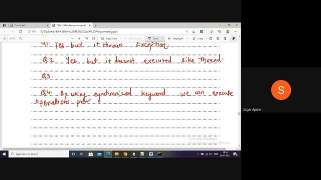 Practical-21 & 22 | JPR | Multithreading in Java |Java 22412 смотреть онлайн
