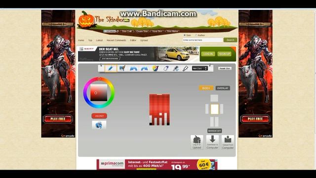 [Minecraft Skins]Rias Aus Highschool DxD