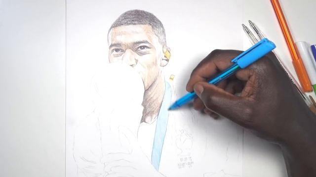 KYLIAN MBAPPE PEN DRAWING - WORLD CUP 2018 WINNER AT 19 | FRANCE смотреть онлайн