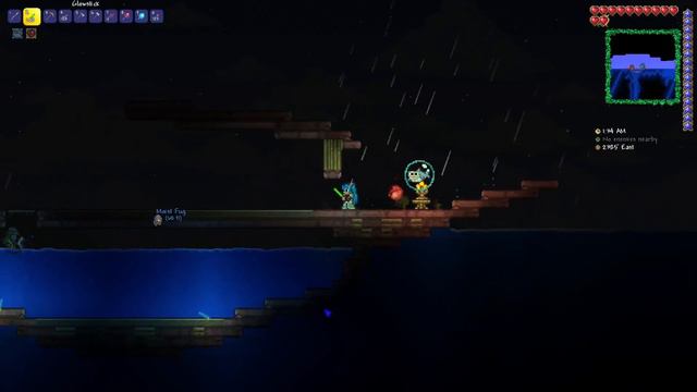 Terraria Ep.9 - Starting a build for holding a new pylon and NPCs! смотреть онлайн