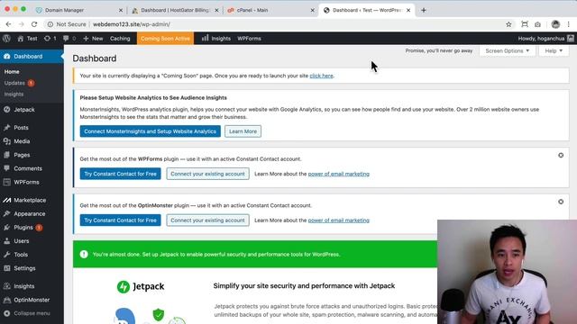 How to Connect Godaddy Domain Name to Hostgator - 2021 (+ Install Wordpress & SSL) смотреть онлайн