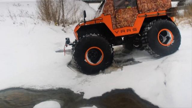 YARS 3850 forester по снежной целине смотреть онлайн