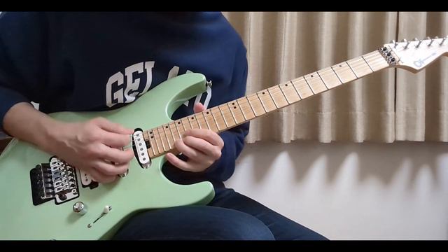 Yngwie Malmsteen 『 Save Our Love』 guitar solo cover смотреть онлайн