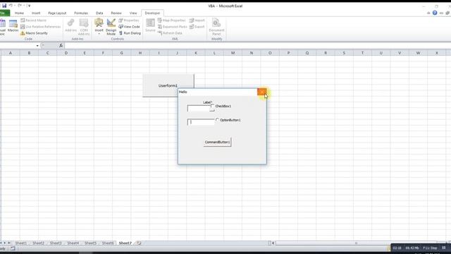 Excel VBA - How to create UserForm and disable close button? смотреть онлайн