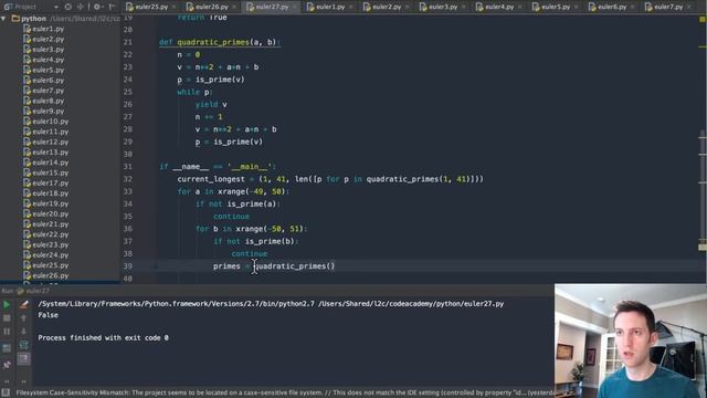 Let's Code Live Stream :: Python Project Euler 8 (27, 28) смотреть онлайн