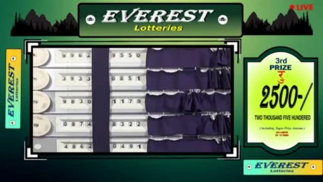 LIVE LOTTERY LIVE NEPAL EVEREST DAY 03:00 PM 15.06.2023 NEPAL EVEREST LOTTERY DRAW смотреть онлайн