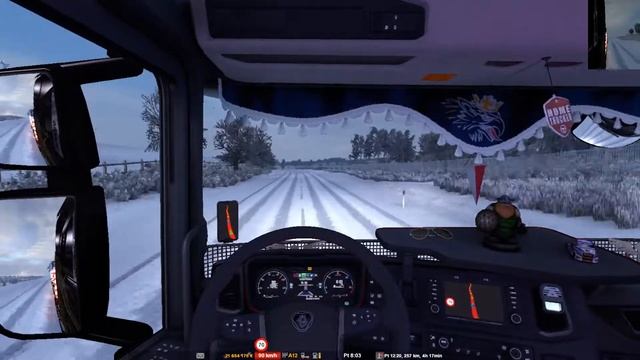 Ciągle to robię... | Euro Truck Simulator 2 | Winter Mod смотреть онлайн