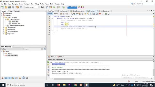 Java Part 3 (Anatomy of Java,Comment, Variable, Data Type) смотреть онлайн