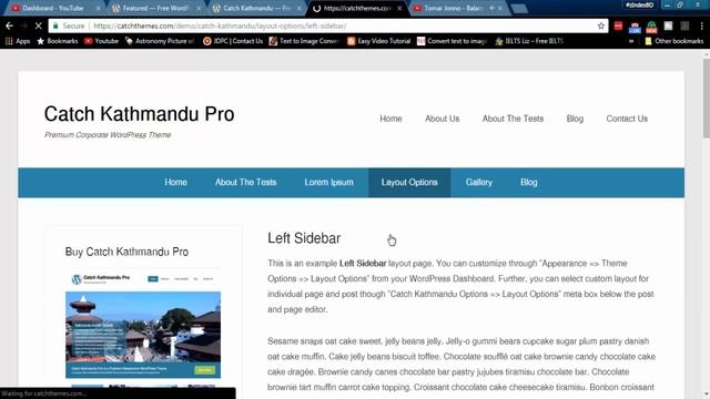 Tourism Website Catch Kathmandu Free WordPress Theme Download Link смотреть онлайн
