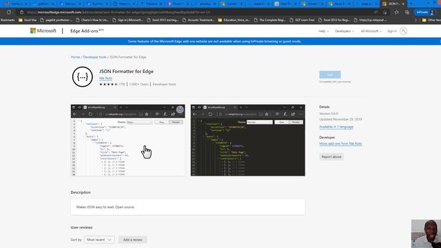 Power Automate estensioni Browser Json Formatter Firefox Edge Chrome | Macraris смотреть онлайн