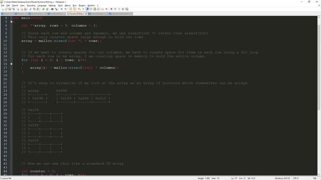 Intro to C Programming | Strings, Dynamic Arrays/2D Arrays, Linked Lists смотреть онлайн