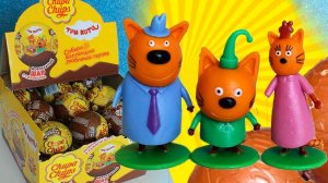 ОТКРЫВАЕМ КИНДЕРЫ - ТРИ КОТА. Коллекция. Распаковка. Киндер сюрприз.