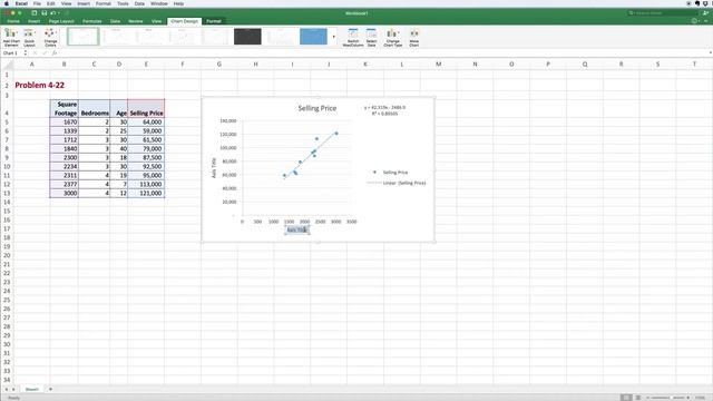 Easy Simple Linear Regression in Excel смотреть онлайн
