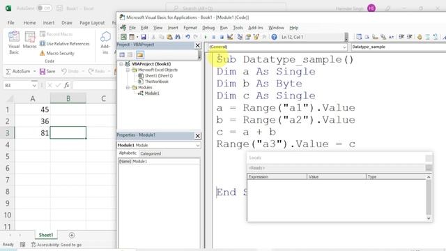 Data Types in Excel VBA | Byte | Integer | Long | Single | Double | VBA Data Types ( In Detail) смотреть онлайн