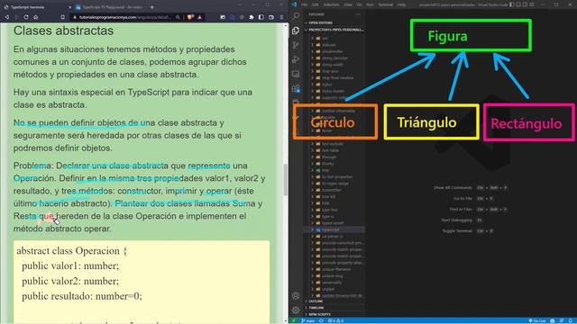 Angular Curso: 65 TYPESCRIPT Programación Orientada a Objetos - Clases y Métodos Abstractos смотреть онлайн