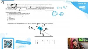 Брусок равномерно тянут вверх по шероховатой поверхности наклонной плоскости. Сила трения - №